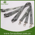 New style polyester gray computer lanyard with custom hook